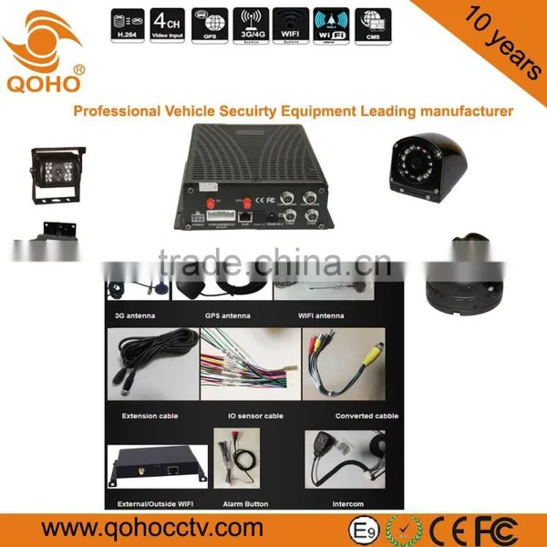 SSD 8-channel Vehicle Mobile Dvr ,3g Wifi Gprs Gps Mobile Dvr photo-3