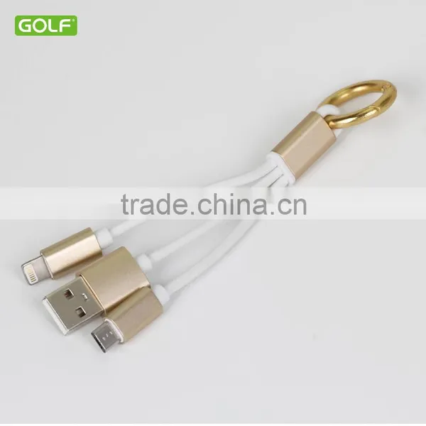 GOLF New Arrived Metal Braided Cable Charging Cable Usb Cable for Micro and 8 Pin photo-5