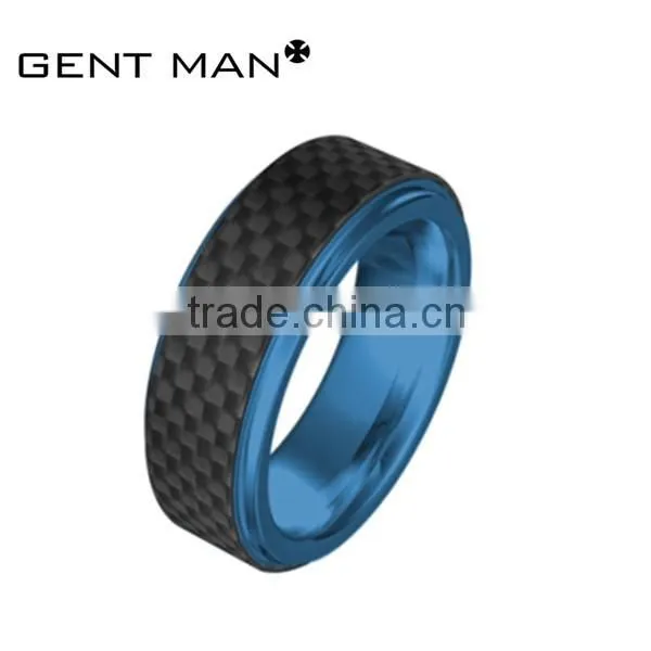 8mm Tungsten Carbon Fiber Ring Couple Titanium Rings For Men & Women photo-2
