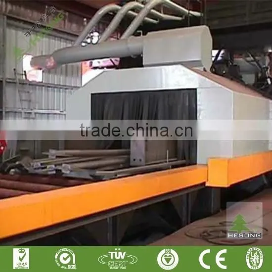 CE Approved Structural Steel Shot Blasting Machine/H Beam Shot Blasting Machine photo-2