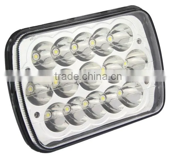 SUPER BRIGHT 45REC Work Light EPISTAR LED HIGH/LOW IP 67 FOR CARS SUV OFFROAD photo-3
