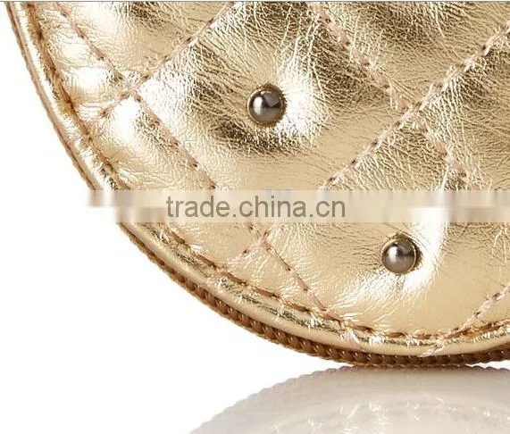 Gold Strawberry Shaped Takeaway Zip Coin Purse photo-5
