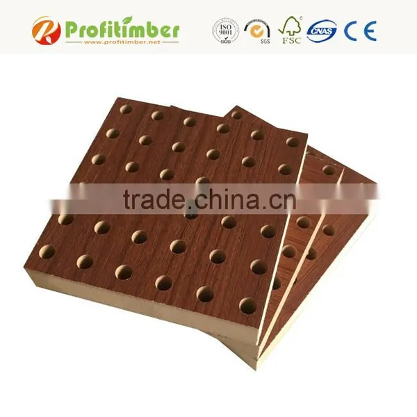 Sound Proof Celotex Board MDF Slotted Acoustic Panels for Studio photo-4