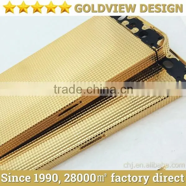 Full Crystal 24k Gold for IPhone 5s,24k Gold for Iphone 5s for Iphone 5s Back Housing, for Iphone 5s 24k Gold Housing