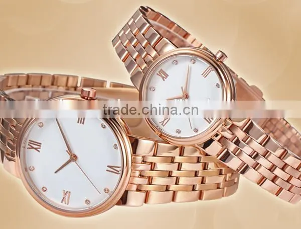 Luxury Quartz Stainless Steel Watch For Women And Men photo-2