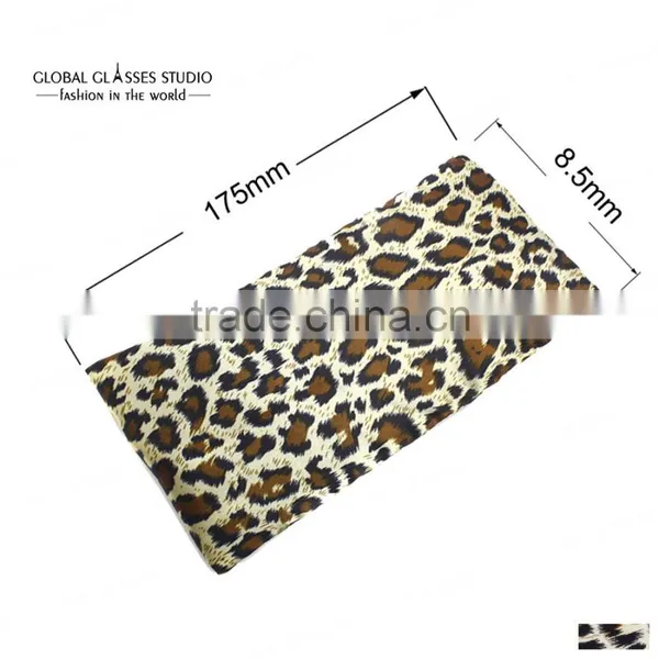 Leopard Soft Cloth Pouch For Small Sunglasses&Reading Glasses Pouches Reading Glass Bag Accessories Mobil Bag BDB01X photo-5
