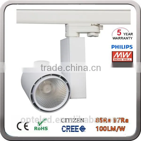 New Arrival 20W Led Rail Track Light Tri-Phase Four Wire Led Track Light With CREE COB photo-5