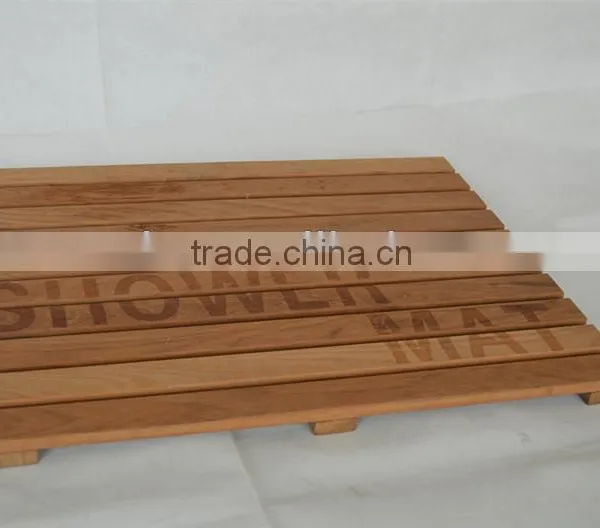Teak Wooden Shower Room Mat FSC Approved