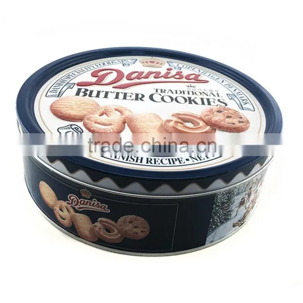 Round Shape Milk Biscuit Tin Box Set photo-2