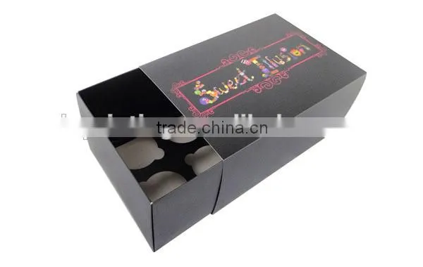 Folding Cupcake Box for Cake Sale / Folding Paper Cupcake Box / Handmade Folding Cupcake Box photo-4