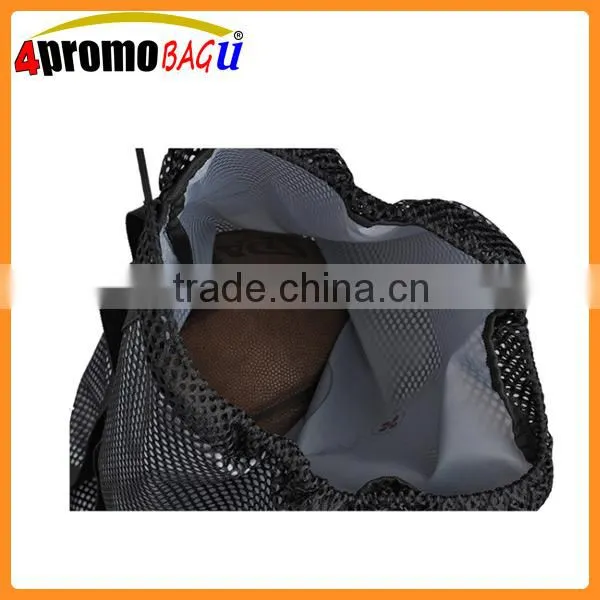 Lightweight Mesh Drawstring Basketball Bag Sprot Beach Ball Bag photo-5