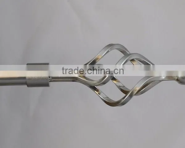 Forged Iron Birdcage Window Drapery Rod Set photo-3