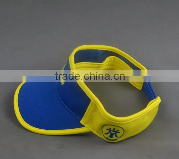 China Supplier Custom 100% Polyster Sun Visor Cap With 3D Embroidery photo-3