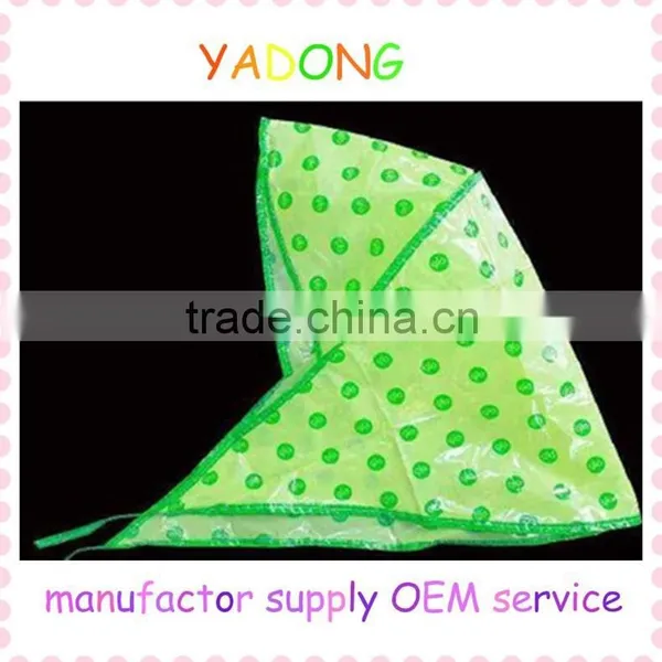Fashion Plastic Rain Bonnet/folding Rain Hat photo-2