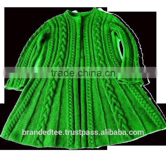 Hand Knitted Sweater HOT DESIGN MANY COLOR Cabel Custom Made photo-3