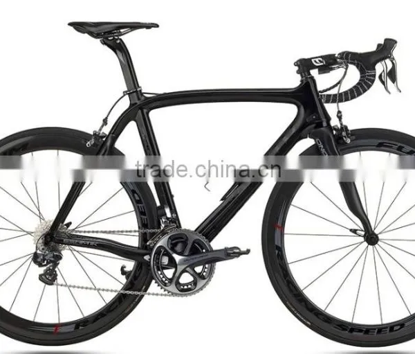 Full Carbon Road Bicycle Black Color Cheap Complete Carbon Fiber Road Bike for Racing