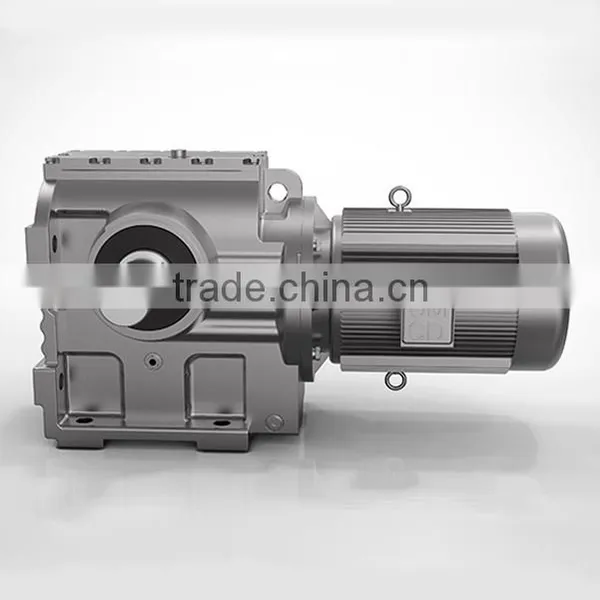 China Manufacturer Guomao S Series Helical Worm Ratio Reduction Gear Box for Cement Mill photo-3
