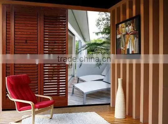 Aluminum Extrusion Profile for Sliding Sun Louver/shutter Doors and Windows photo-2