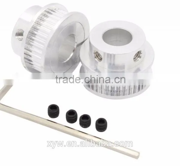 40 Teeth GT2 Timing Pulley Bore 5mm/6.35mm/8mm/10mm/12mm For 2GT Timing Belt Width 6mm 3D Printer Parts Aluminum Pulleys photo-2
