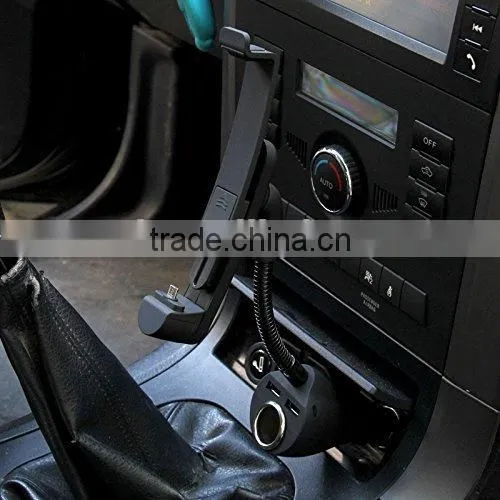 Universal Cigarette Car Mount Holder With 2 USB Port and Extra Socket For Mobile Phones photo-5