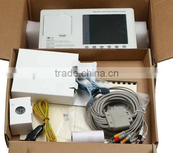 Digital 3-channel Color Electrocardiograph ECG EKG Machine photo-5