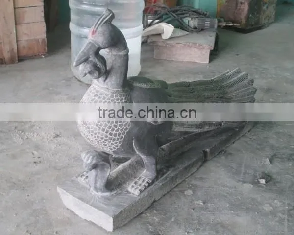 Peacock Stone Hand Sculpture Manufacturer in India photo-3