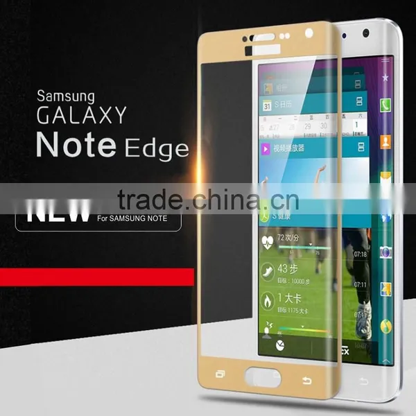 HOT 0.2MM 3D Thermal Curved Full Cover Tempered Glass Screen Protector for Galaxy Note Edge N9150 Anti-explosion Glass LCD GUARD