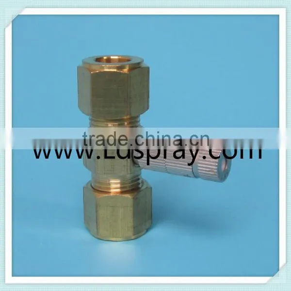 3/8" Brass Tube Connector With One Hole or 120 and 180 Degree Two Hole photo-5