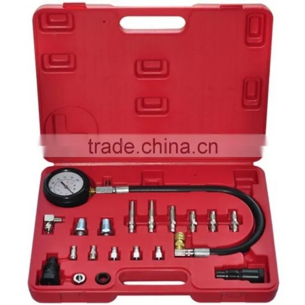 20-Piece Compression Test Diesel Engine DIESEL ENGINE COMPRESSION TESTER KIT photo-2