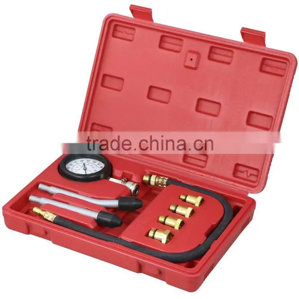Petrol Engine Compression Tester Kit Set For Automotives and Motorcycles photo-3