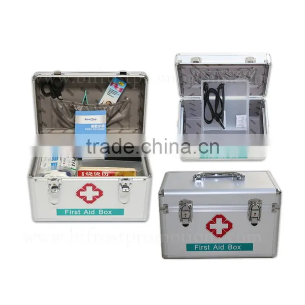 Household Medical Aluminum First Aid Kit photo-3