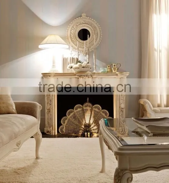 Victoria Style Carved Wooden Uphostered Bed, Ornate Design Children Bedroom Furniture Set, Child/Kid's Bed Set photo-5