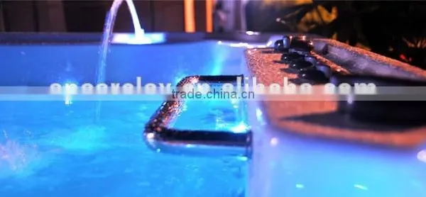 Factory Supply Outdoor Rectangular Swim Spa Pop-up TV Swim Spa Pool 8 - 12 Person Hot Tub Led Swimming Pool Light photo-5