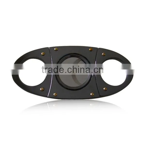 Promotional Gift Cigar Cutter Custom Logo Stainless Steel Cigar Knife photo-3