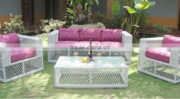 2012 New Style Outdoor Garden Sofa Set/poly Wicker Rattan Sofa Set/garden Sofa Set/garden Chair