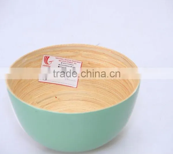 New Design Bamboo Bowl From Vietnam Manufacturer photo-3