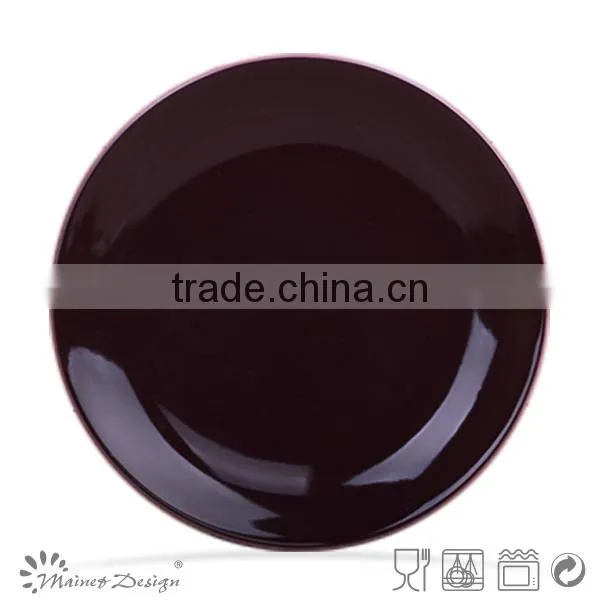 16pcs Round Shape Purple Dinnerware Set photo-2