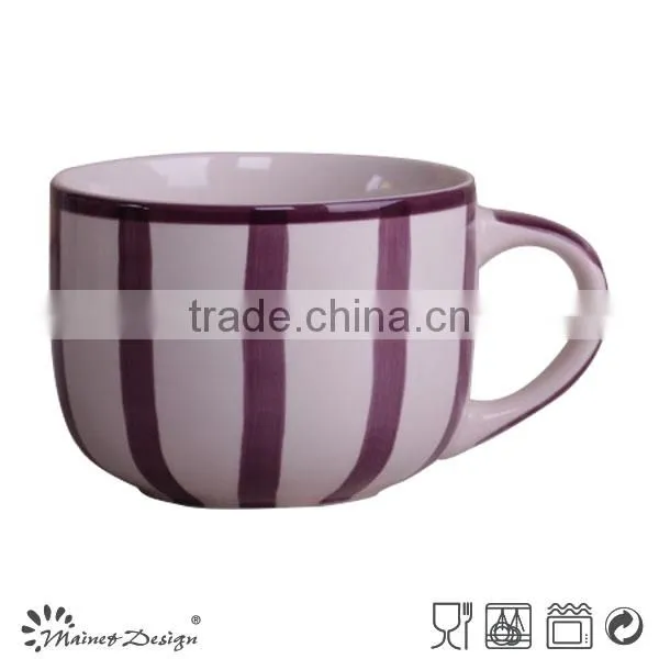 14OZ Hand-painted Stoneware Coffee Mug photo-2