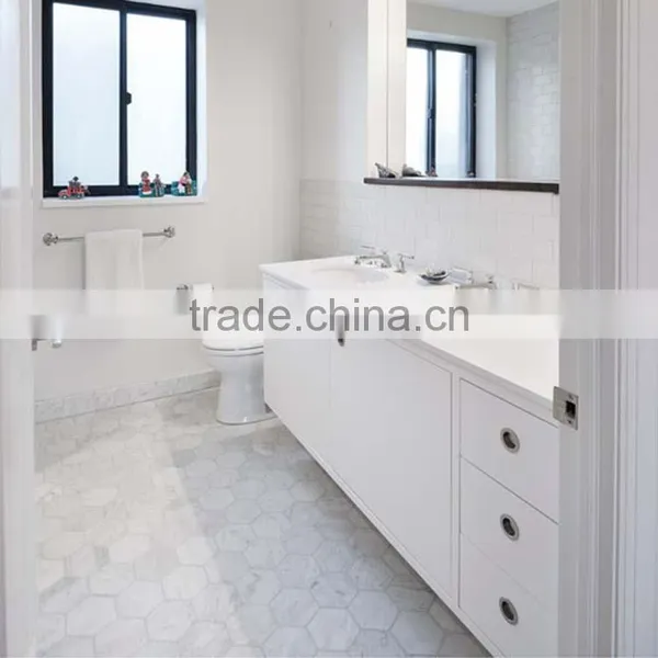 MM-CV253 Premium House Decorative Natural Hexagon White Marble Mosaics photo-3