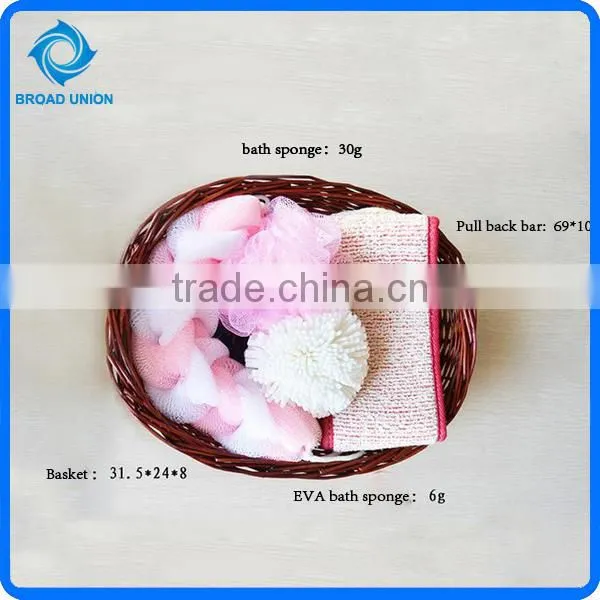 High Quality 4PC Mesh Bath Sponge Set photo-2