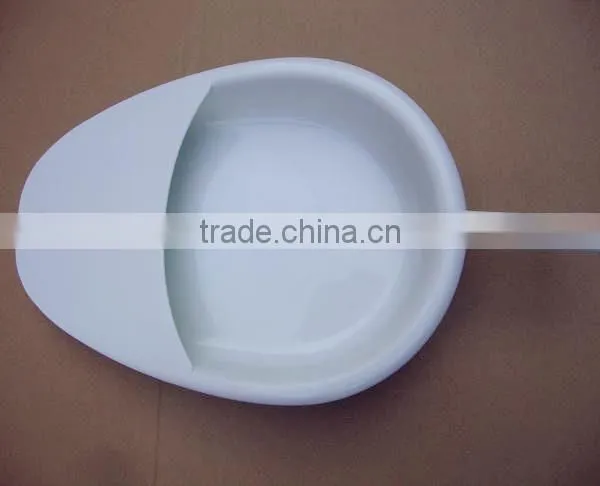 Medical Plastic Fractured Patient Bedpan With Cover photo-2