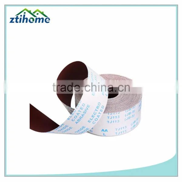 TJ113 Soft Aluminum Oxide Abrasive Emery Sand Cloth Roll for Hand Use photo-2