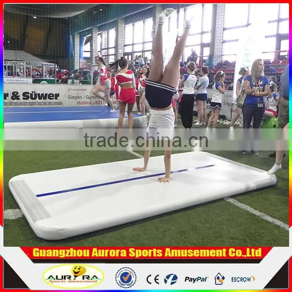 2017 Guangzhou Factory Supply DWF Gymnastics Mat Inflatable Air Track For Sport Training Inflatable Air Track for Sale photo-3