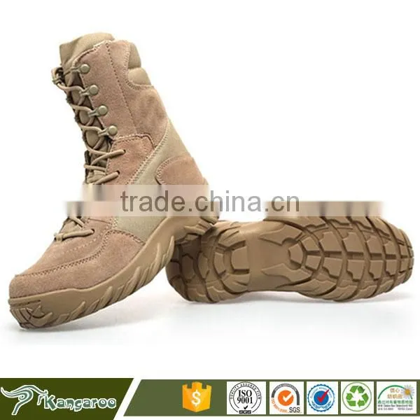 Lace Up Beige Military Desert Boots Combat photo-6
