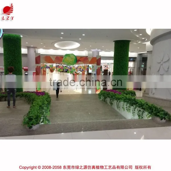 Fake Wall Hanging Plant Vertical Garden Artificial Green Plants Wall photo-2