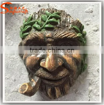 Latest Design Antique Artificial Face Masks Plstic Handmade Craft for Customization photo-3