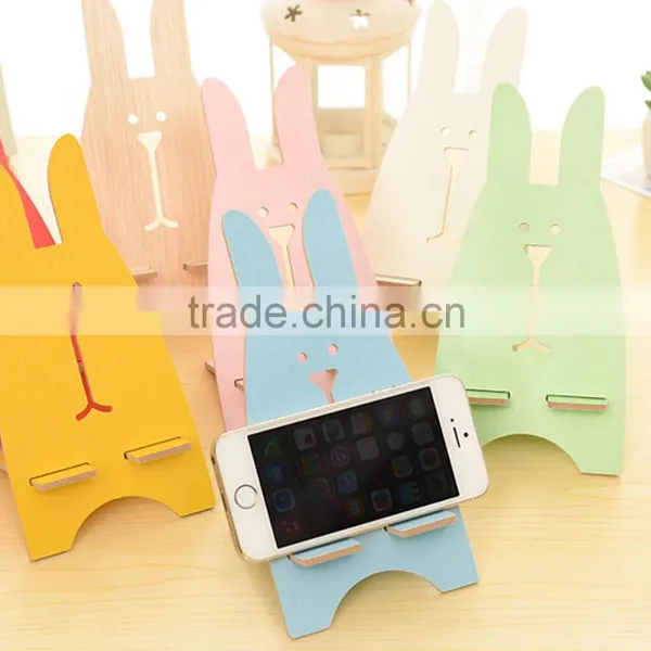 SJZJ002 Smart Rabbit Display For Ipad Wood Stand Phone Stand for Iphone photo-2