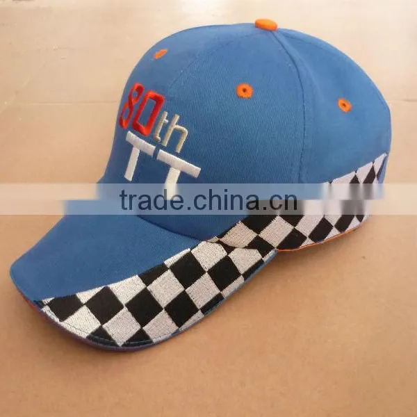 2016 Personal Design Cotton Embroidery Promotional Racing Cap photo-2