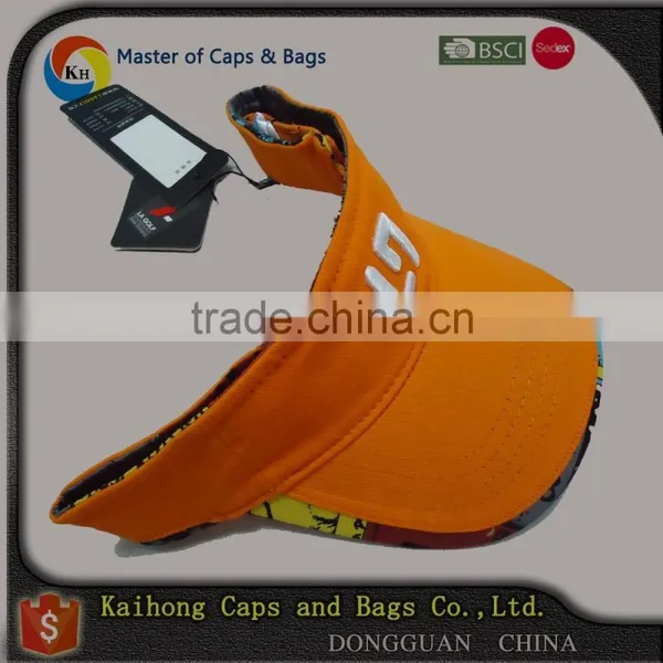 OEM Fashion High Quality Sports Custom Cheap Cotton Sun Visor photo-3