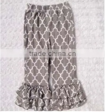 2016 Chinese Product Wholesale and EXW Price 100%cotton Pants With Ruffle for Baby Kids as Legging for Winter photo-5